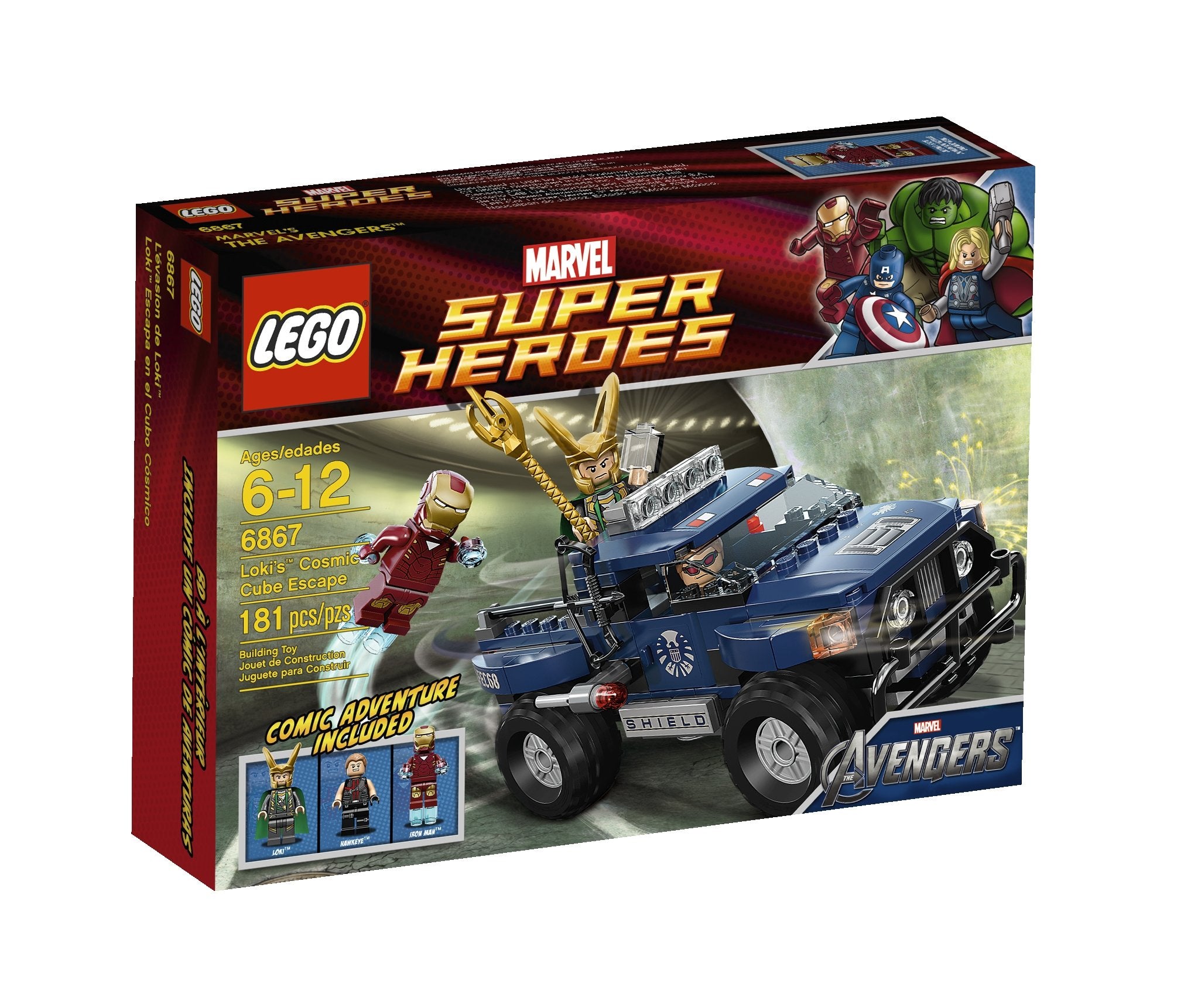 LEGO Super Heroes Loki's Cosmic Cube Escape (6867)