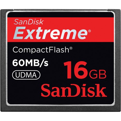 Sandisk 16GB CF Extreme 60MB/s (SDCFX-016G-A61)