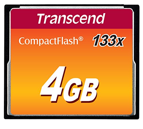 Transcend 4 GB 133x CompactFlash Memory Card TS4GCF133