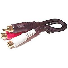 Recoton ACGY2 Audio GP RCA Y Adapter - 1 Male to 2 Females