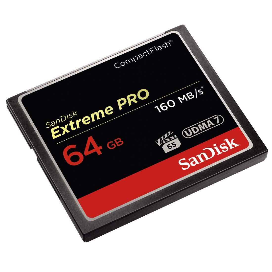 SanDisk Extreme PRO 64GB Compact Flash Memory Card UDMA 7 Speed Up To 160MB/s - SDCFXPS-064G-X46 (Open Box, Like New)