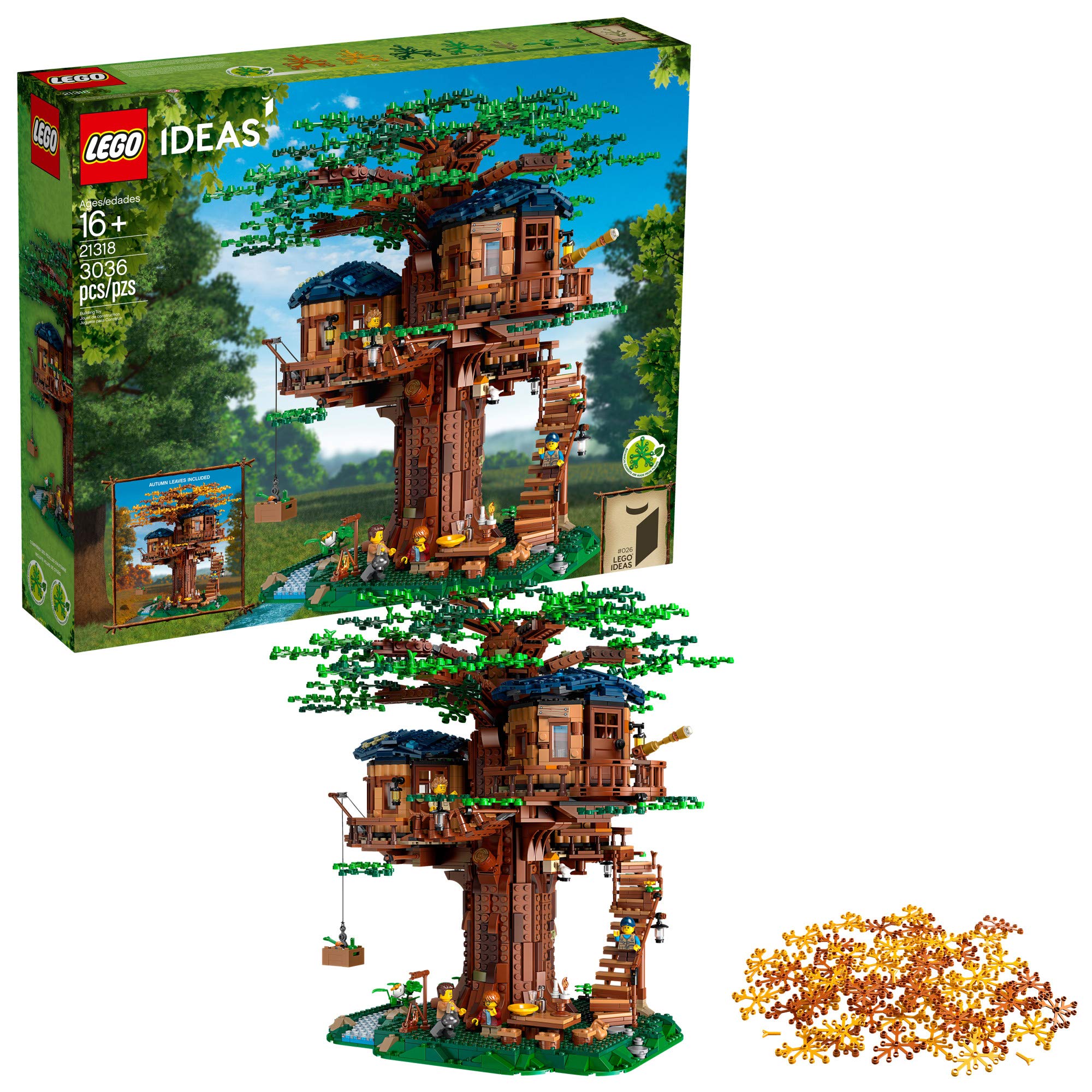 LEGO Ideas 21318 Tree House Building Kit (3,036 Pieces)