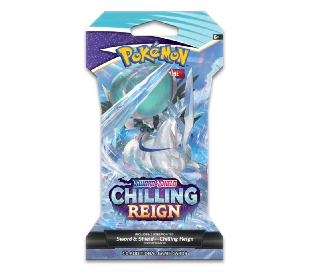 Pokemon Sword & Shield Chilling Reign Sleeved Booster | Ice Rider Calyrex & Glastrier