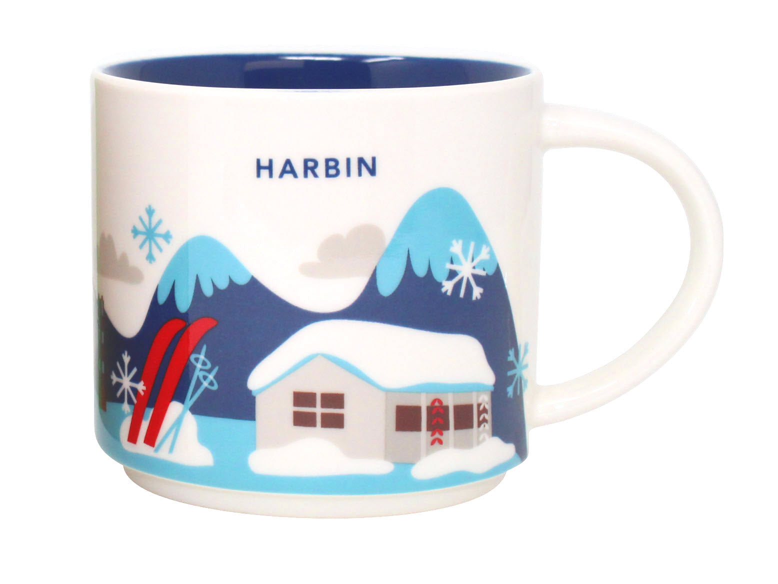 Starbucks You Are Here Series Harbin Ceramic Mug, 14 Oz