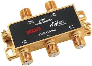 RCA DT4SP 4 WAY DIGITAL SPLITTER