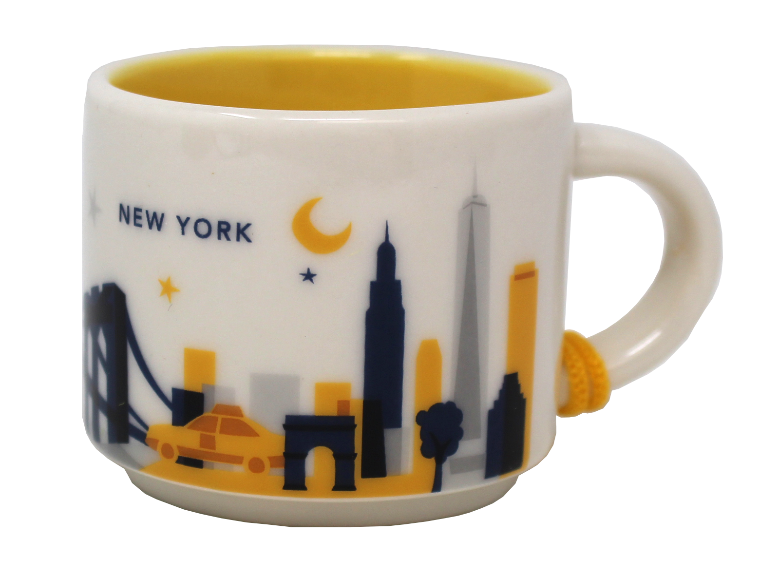 Starbucks You Are Here Series New York Ceramic Demitasse Ornament Mug, 2 Oz