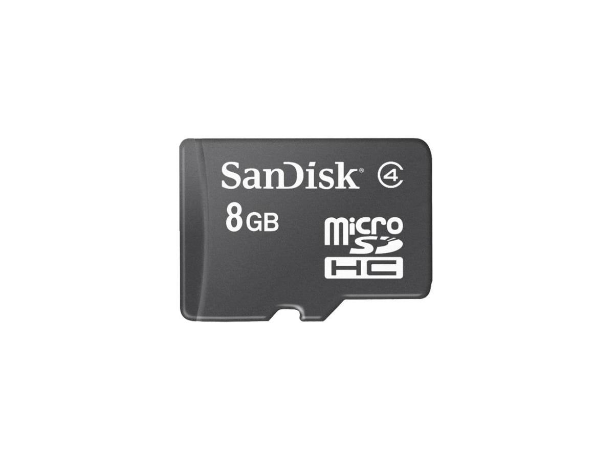 SanDisk 8GB microSDHC Card w/ Adapter (SDSDQ-008G)